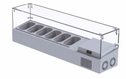 Холодильная витрина для ингредиентов Iceinox VTP 150 GL