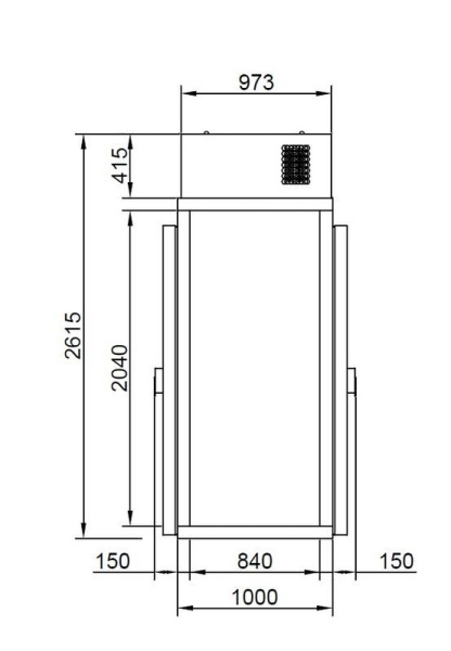 Камера холодильная POLAIR КХН-1,44 Мinicellа ММ 2 двери