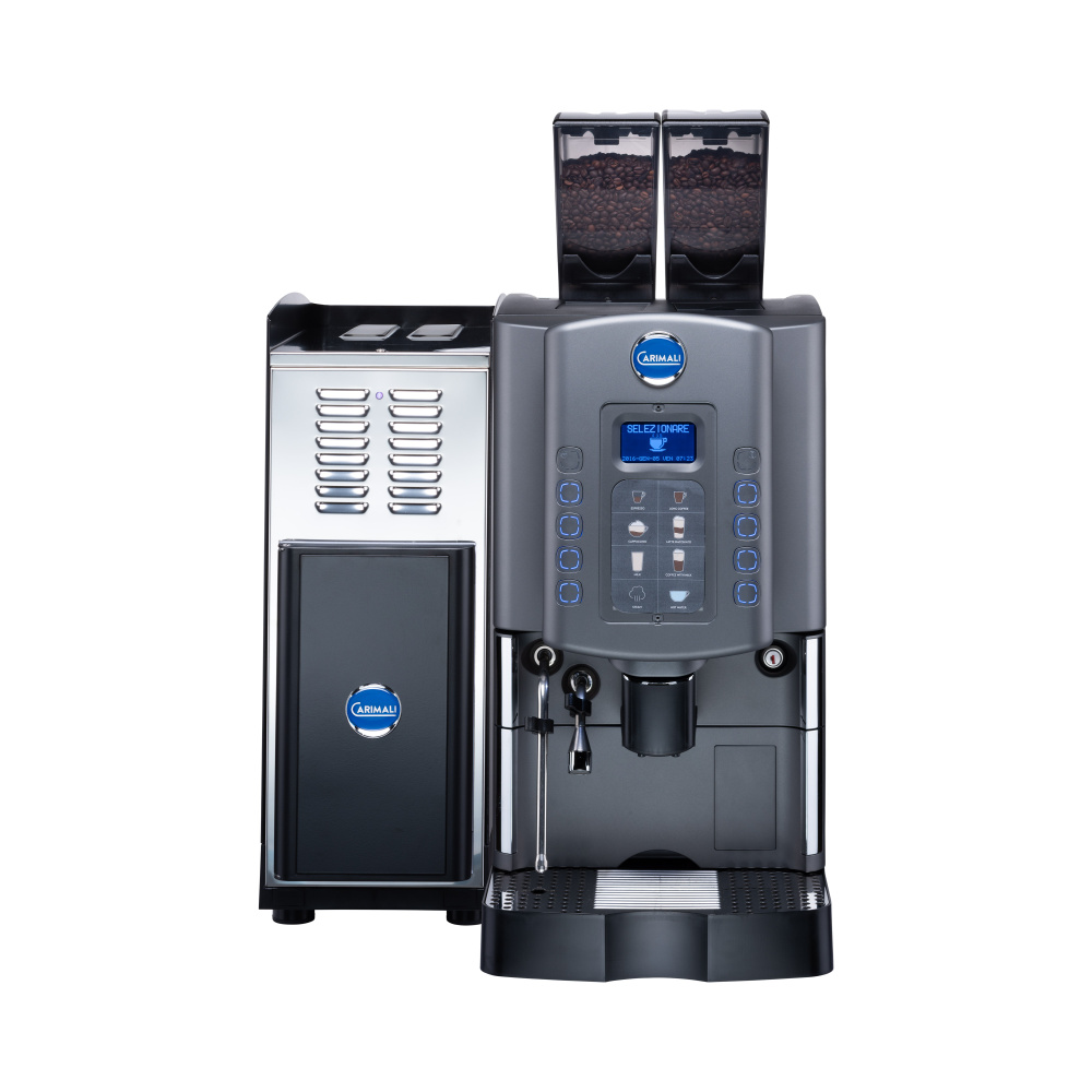 Кофемашина суперавтомат CARIMALI Optima Soft свежее молоко, 2 бункера для зерен – фото 4 в каталоге Перми