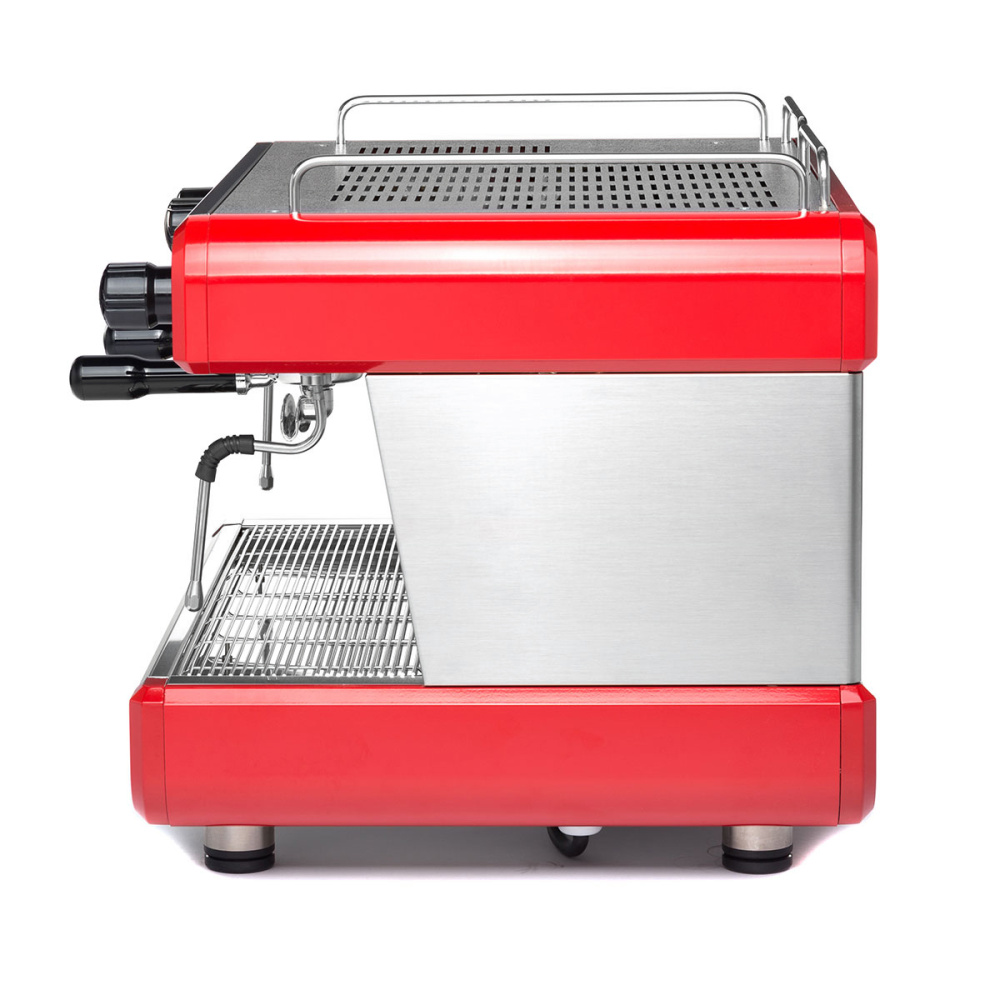 Кофемашина рожковая автоматическая Conti CC100 2 группы красная – фото 4 в каталоге Перми