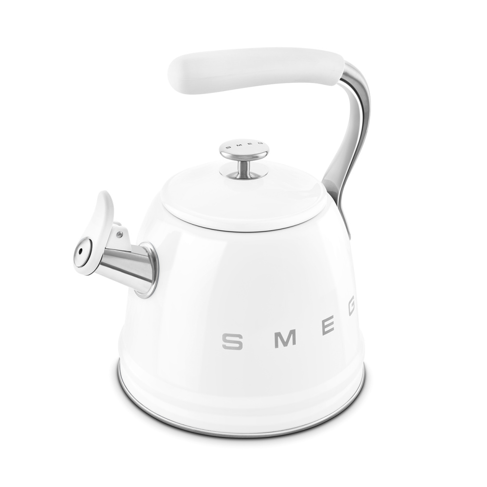 Чайник наплитный SMEG CKLW2001WH со свистком – фото 2 в каталоге Перми