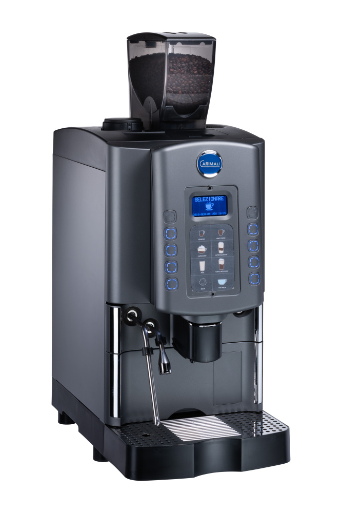 Кофемашина суперавтомат CARIMALI Optima Soft свежее молоко, 2 бункера для зерен – фото 3 в каталоге Перми