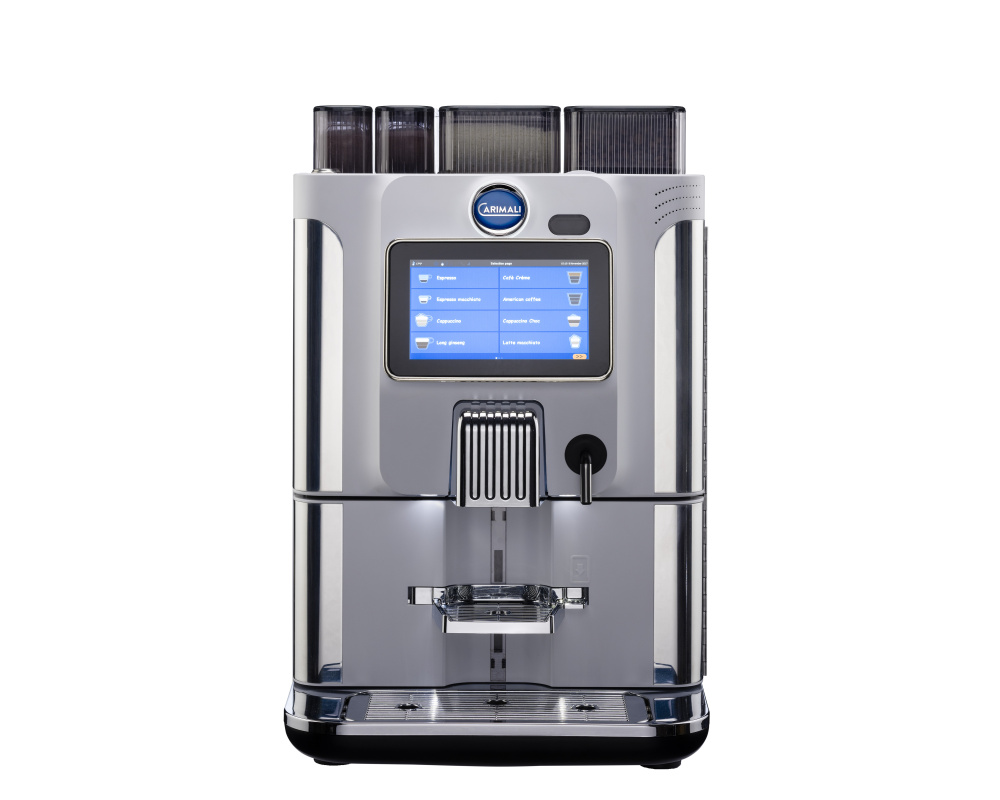 Кофемашина суперавтомат CARIMALI BlueDot Plus свежее молоко, 1 бункер для зерна, 3 бункера для порошков – фото 6 в каталоге Перми