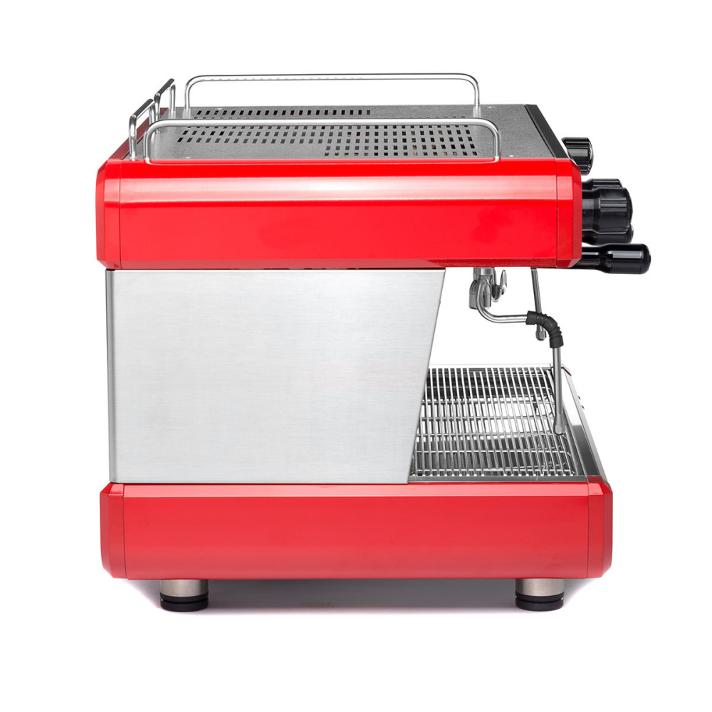 Кофемашина рожковая автоматическая Conti CC100 2 группы красная – фото 3 в каталоге Перми